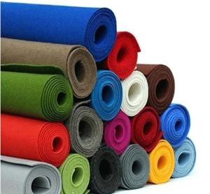 Quality Green Needle Punched Non Woven Polyester Fabric Spunlace Nonwoven Wipes wholesale