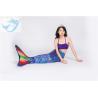 Buy cheap Rainbow Mermaid Swim Tails For Toddlers Ruffles Princess Designed Bikini Top from wholesalers
