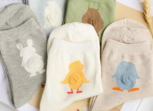 Quality Girl Printed Crew Socks wholesale