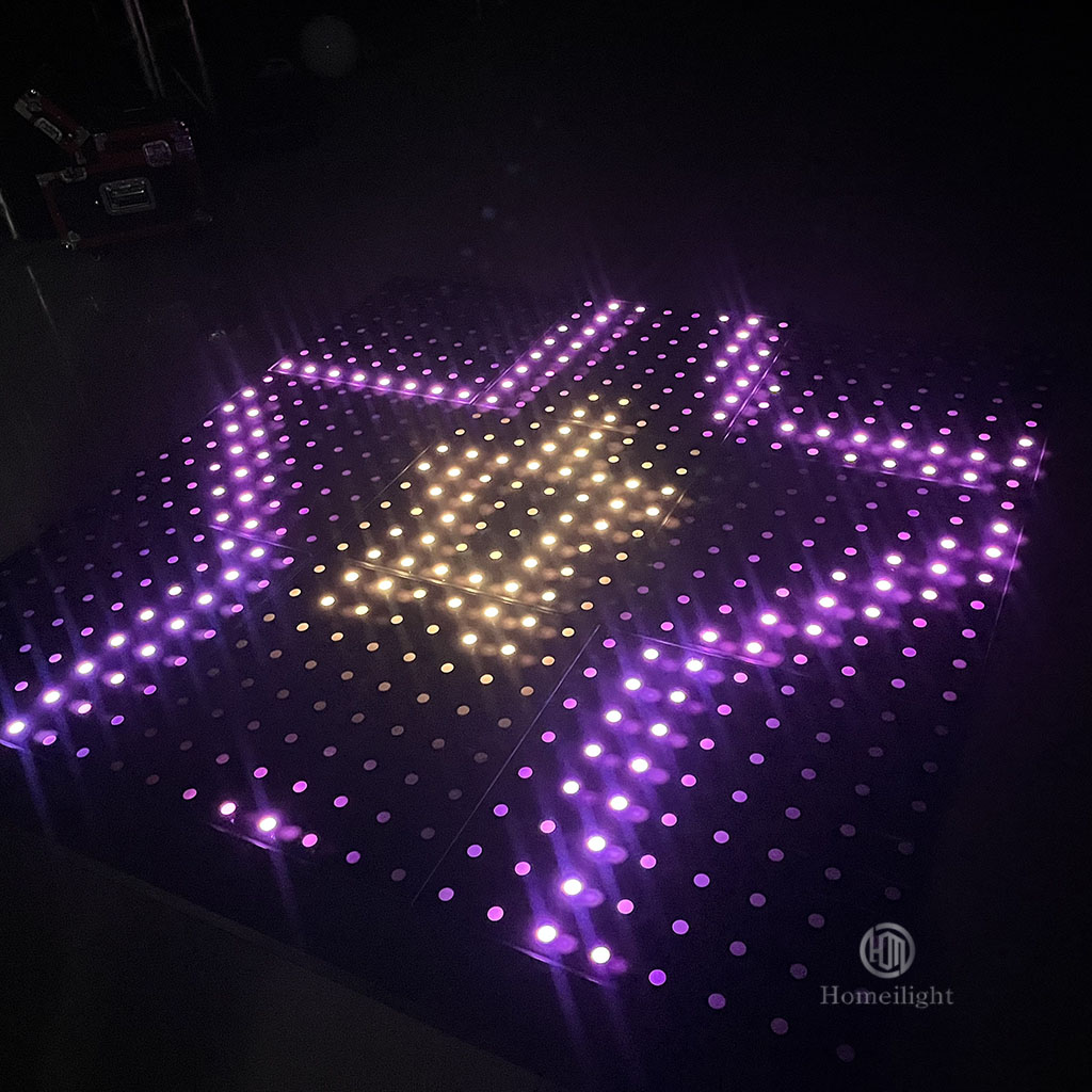 14kg Product Weight LED Starlit Dance Floor Panel for Nightclub Event in Bar Wedding