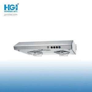 Quality Silver Stainless Steel Slim Kitchen Chimney Range Hood 60cm 90cm wholesale