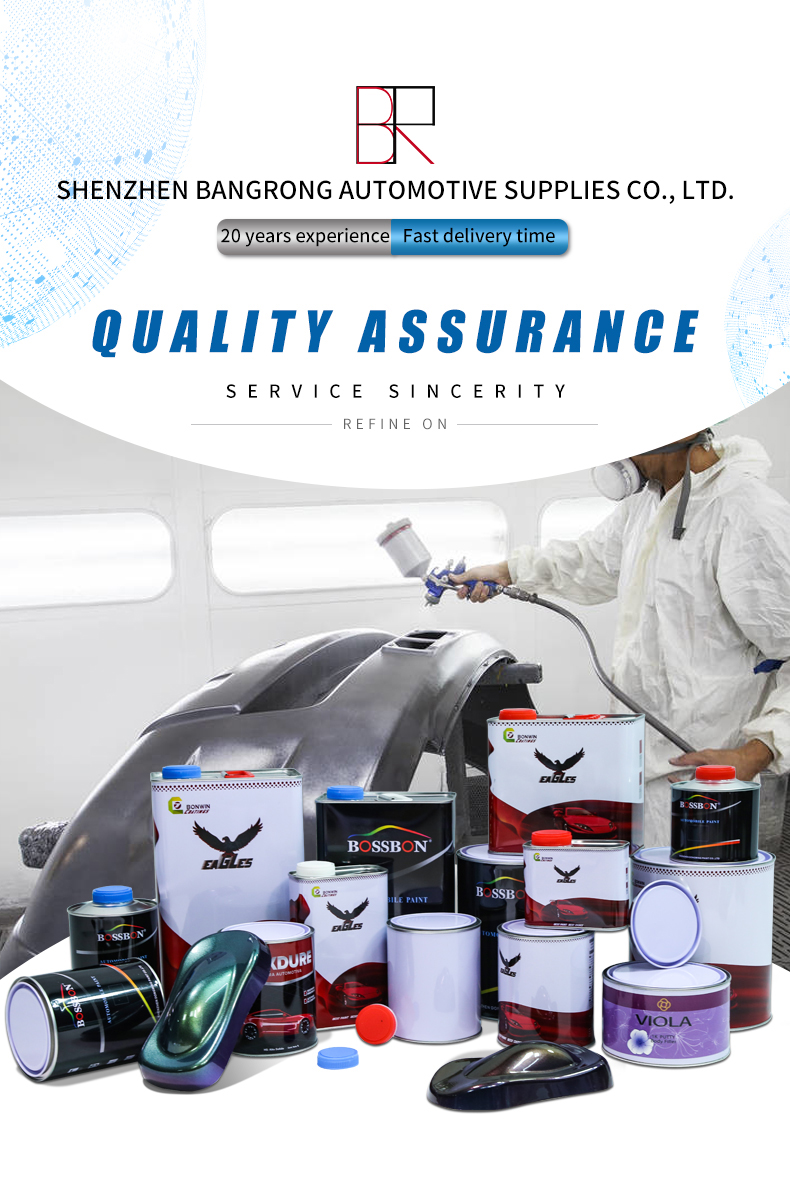High Gloss Car Refinish Paint Acrylic Automotive Clear Coat 1L *12