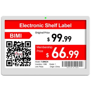 Quality Supermarket Bimi E-ink Display Tag Windows OS Not Touch Screen Electronic Shelf Label wholesale