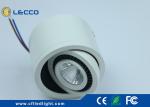 Office Lighting 7 Watt LED Spot Lights White Housing Pure Die Casting Aluminum