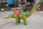 Electric Walking Dinosaur Rides Coin Operated For City Plaza CE ISO Approval
