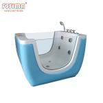 47.24" Newborn Baby Spa Bathtub With Stand Infant Whirlpool Tub