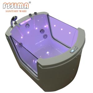 Quality Thermostat Soothing Baby Spa Bathtub Acrylic White CE ISO certify wholesale