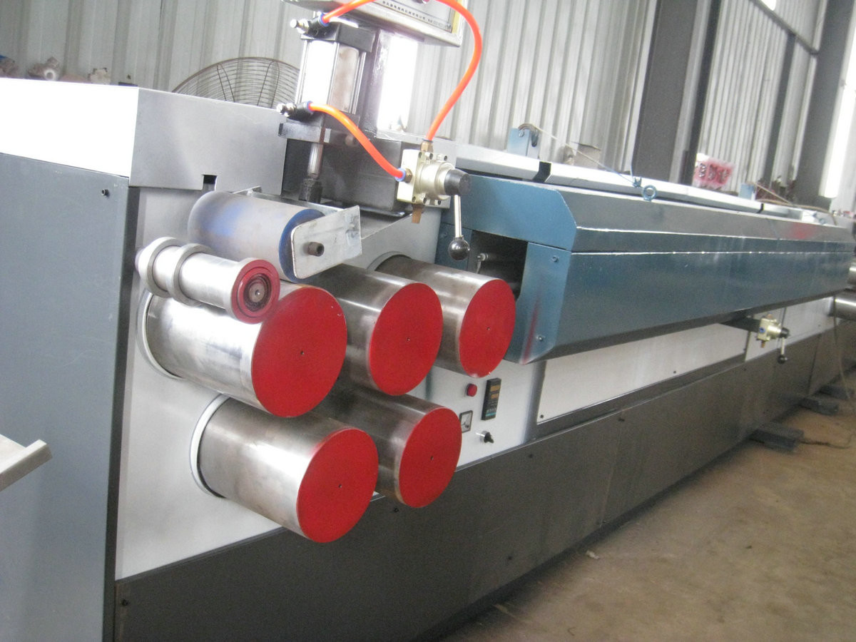 PP PET Material Plastic Strap Making Machine 80 - 350kg/h Large Capacity
