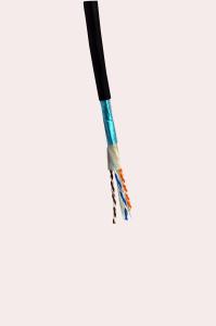 Quality Waterproof 24AWG Cat5e Cmx Cable , Outdoor Rated Shielded Cat5e Cable wholesale