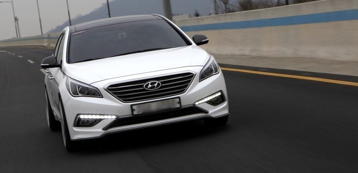 2015 2016 Hyundai Sonata LED Fog Lamps Automotive Daytime Running Lights
