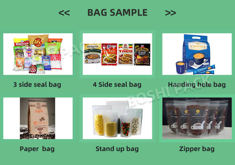 Bean Powder Grain Powder Spice Powder Premade Pouch Packaging Machine 200g 500g