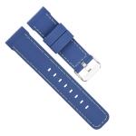 Anti sweat Mens Rubber Watch Bands , 24mm Silicone Watch Bands