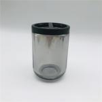 Modern Style Glass Bathroom Accessories Set With Nickle Plating