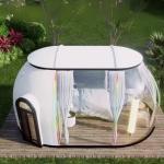 PC Standing Garden Room Four Season Glass Bubble Houses for Hotel Business Trips