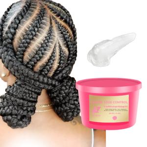 Quality Private Label Nourishing Loc N Twist Gel No White Residue Unisex Hair Braid Gel Extra Hold 64oz wholesale