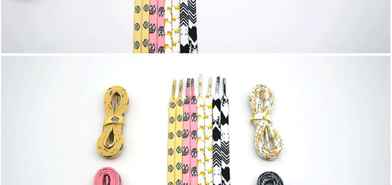 custom printed shoelace Power Item Piece Packaging Color Feature Hand charms flat shoelace Origin Type GUA Size Place