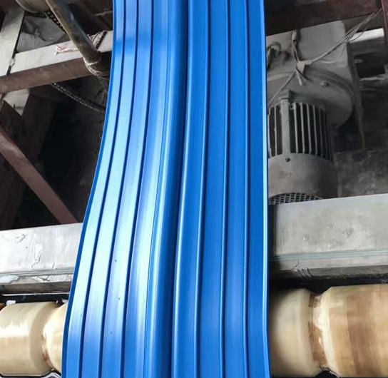 Format Bubble PVC Waterstop Belt for Concrete Construction 230mm Width 4mm Thickness Blue