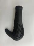 Black Textured Rubber Mountain Bike Handle Bar Grips Lightweight