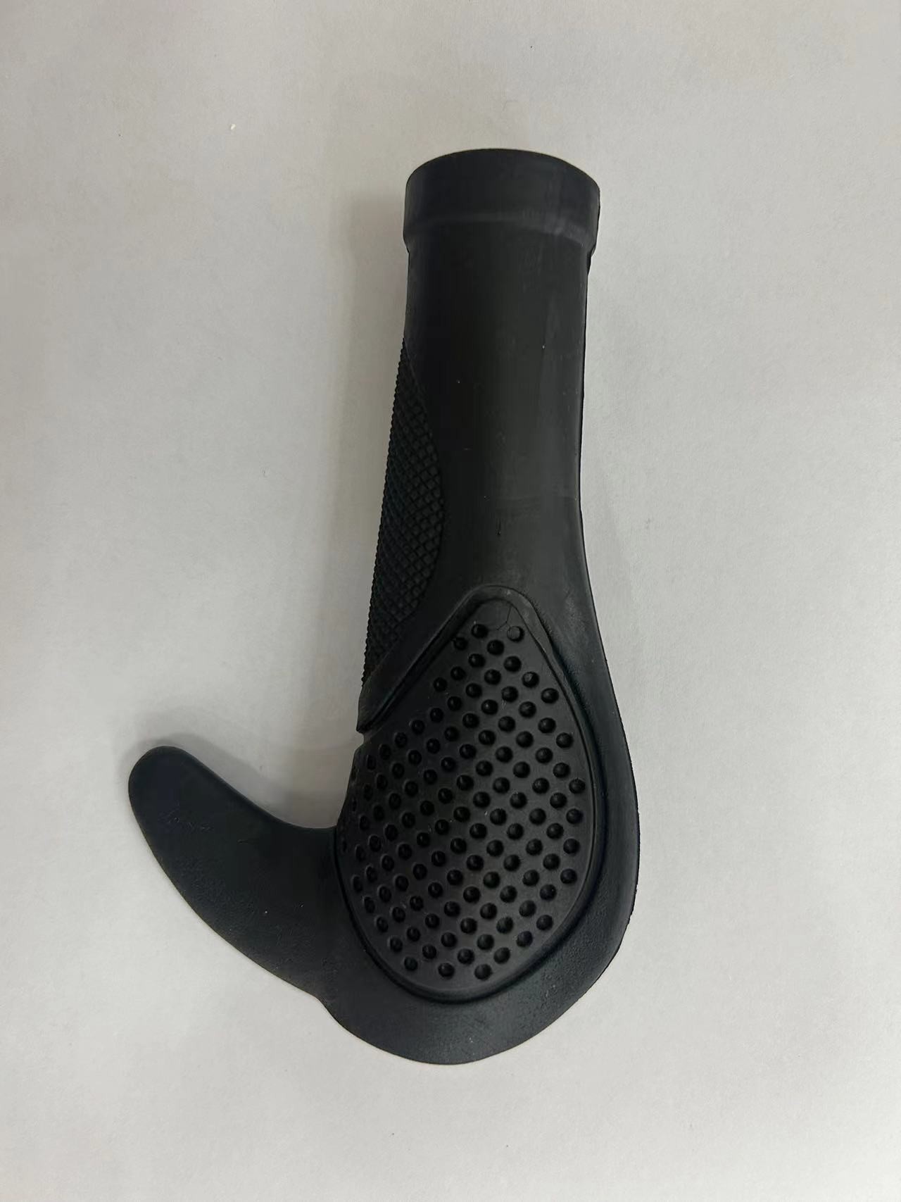 Black Textured Rubber Mountain Bike Handle Bar Grips Lightweight