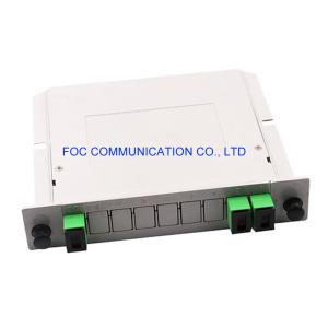 Quality SC APC 1×2 PLC Splitter 650nm Rack Mountable For PON CATV Networks wholesale