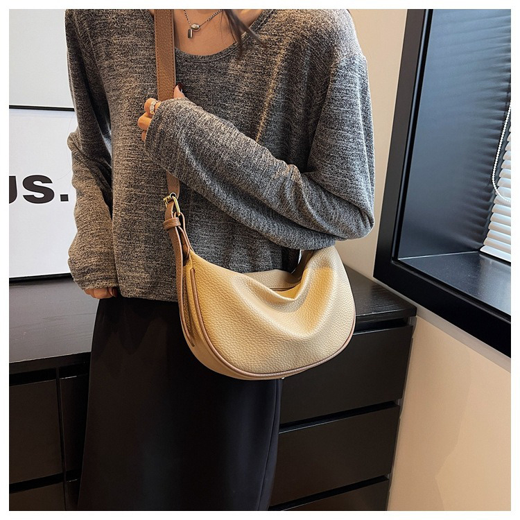 Polyester Lining Material 2023 Fashion Dumpling Bag Single Shoulder Bag for Women