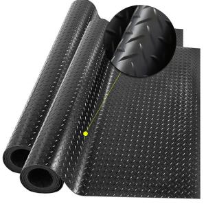 Quality Rubber Mat 2m Width Anti-Slip Rubber Flooring Diamond Plate Rubber Mat Rolls wholesale