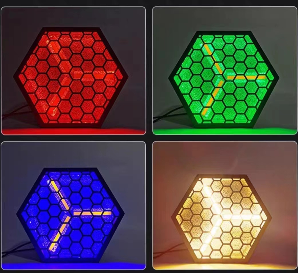 90 Ra Color Rendering Index RGB Triangle Retro Strobe Light for Hotels