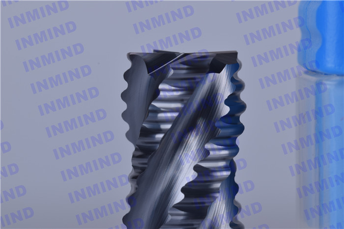 4 Flute 12mm / 10mm Roughing End Mills Cutting Tools For Milling Operation