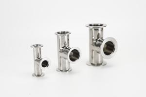 SS304 KF Vacuum Fittings Equal Tee  customizable harmless Industrial