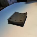 trailer spare parts brake pad lining sheet supplier for trucks