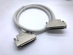 Custom Grey SCSI Connector Cable 68 Pin 100 Pin Male Cable Ul20276 28awg Cable