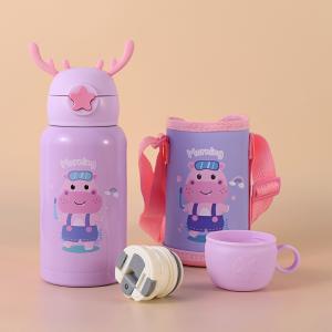 Quality Everyday Delights Stainless Steel Insulated Water Bottle With Cup, Straw And Bag 500ml wholesale