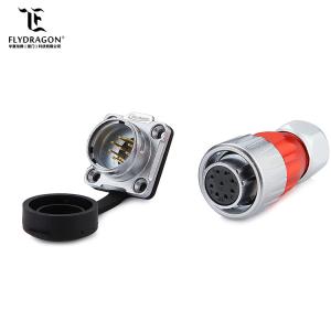 Quality Motor Box Bayonet Lock Quick Connect Electrical Connector,Male and Female Connectors with Metal &amp; Silica Cap wholesale
