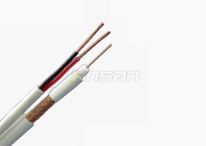 Quality Copper Clad Aluminum Power Line Coaxial TV Cable OEM / ODM CE Approved wholesale