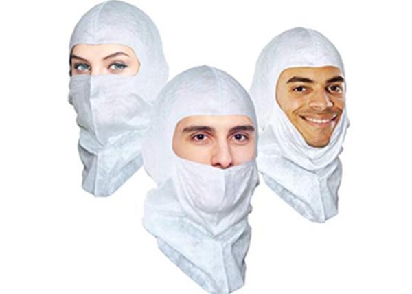 Fire Resistant Knitting Balaclava Face Mask Head Protection Nomex White