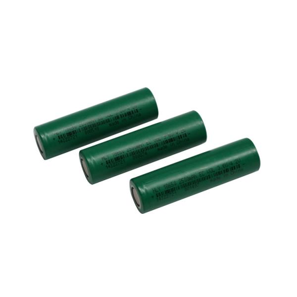 High Rate 3C Rechargeable 3.7v 18650 Battery 2500mah For Bright Flashlight