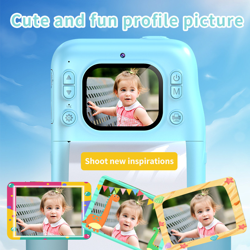 2.0-inch LPS Children's Printing Camera 1080P Video Y300H Wirelessly Thermal Printer