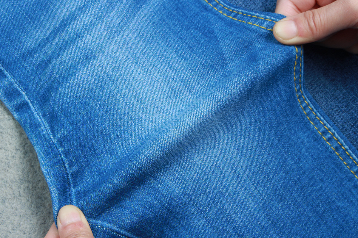 10.2 Oz Stretch Denim Fabric With UF Slub 58/59" Raw Material Custom