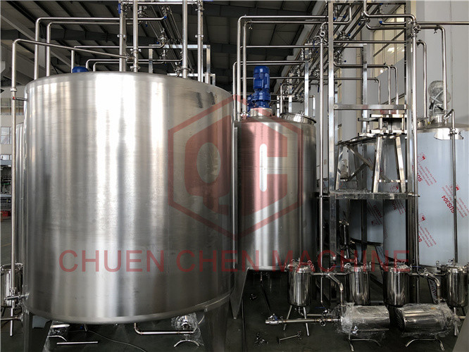 1000L - 10000L Carbonated Drink Production Line Fruit Juice Bottling Equipment
