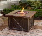 Customized Size Square Gas Brazier Gas Square Fire Pit Outdoor Furniture
