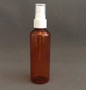 Quality Dark Brown PET Round Shoulder 100ml Spray Bottle For Alcohol Disinfectant wholesale