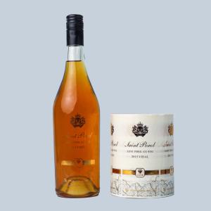 Quality Custom Rectangular Hot Gold Wine Label Sticker Printing Waterproof Matte wholesale