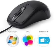 Black Classic Computer Accessories Utility Photoelectric Wired Gaming Mouse