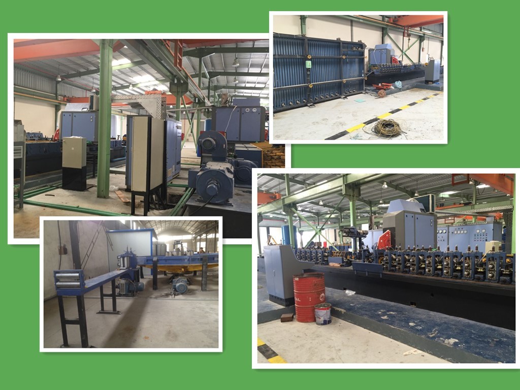 Welding Speed 120 m / Min Steel Pipe Mill , Carbon Steel Pipe Welding Machine