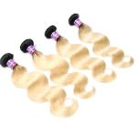 1b 613 two tone hair ombre hair weaves dark root blonde weave virgin brazilian