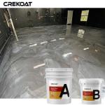 3d Commercial Metallic Epoxy Floor Coating Decorative Stained Concrete Floors
