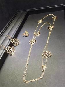 Quality Piaget diamonds of seven rose necklace 18kt gold with white gold or yellow gold or pink gold wholesale