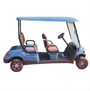 Quality 4 Wheel 4 Seater Lithium Battery Powered Electric Golf Cart Support OEM ODM wholesale