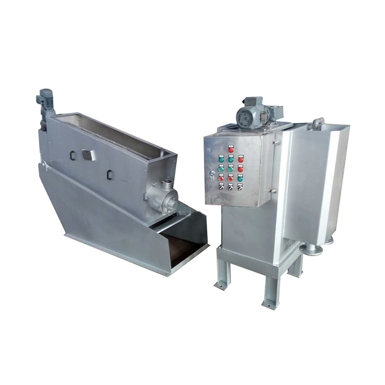 Filter Press System Screw Dehydrator No Secondary Pollution High Performance