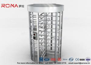 Quality Single Lane Full Height Turnstile Jails Stainless Steel Turnstile 30 Persons/Minute wholesale